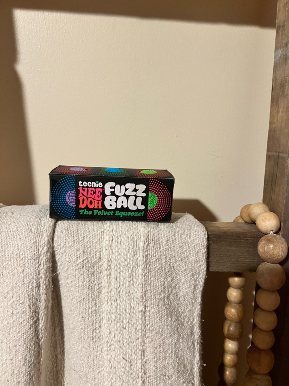 Teenie Nee Doh Fuzz Ball Velvet Squeeze purple, blue and green!